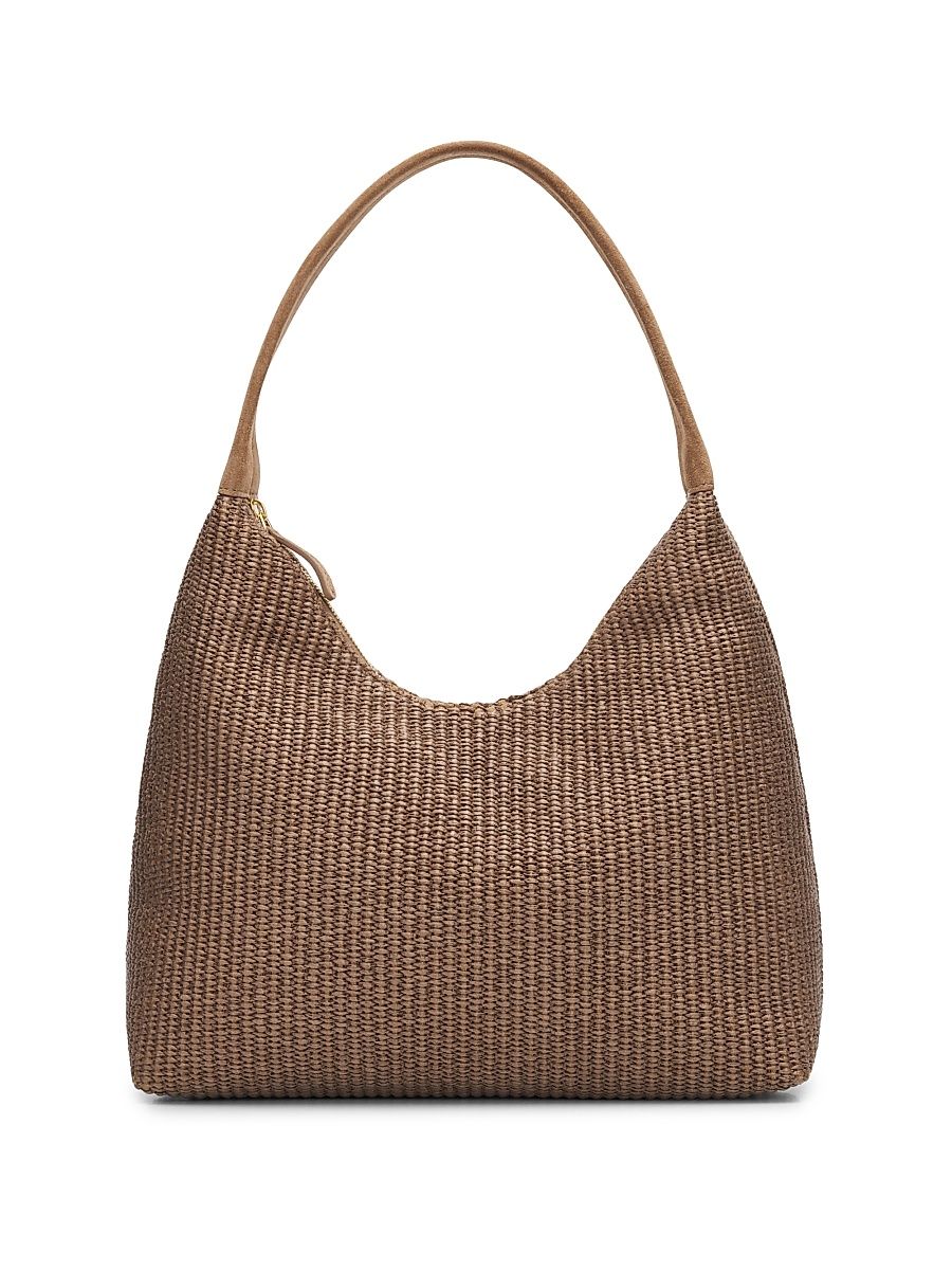 Women's Candy Raffia Hobo Bag - Anise
