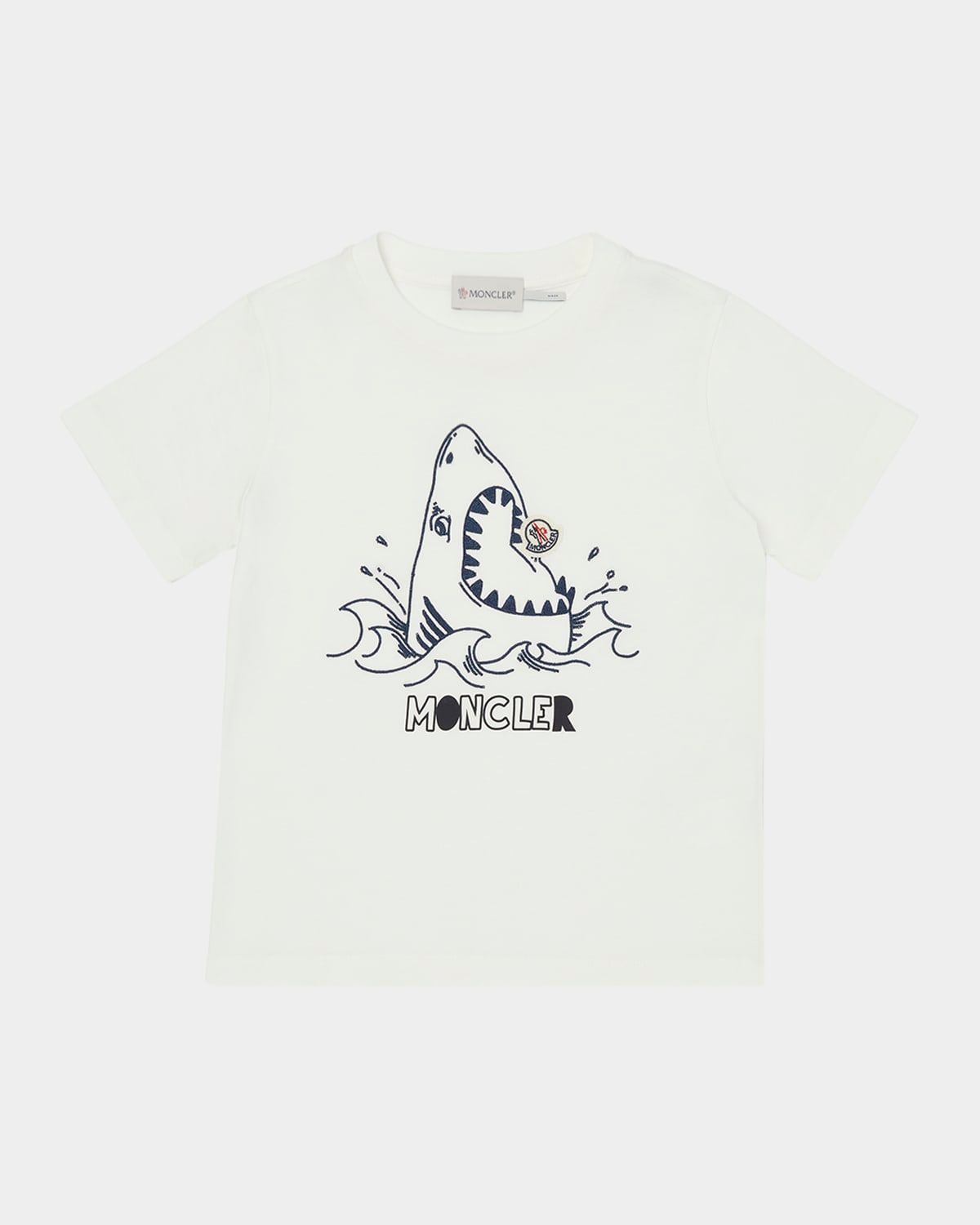 Boy & apos;s Shark Eating Logo Short-Sleeve T-Shirt, Size 12-14