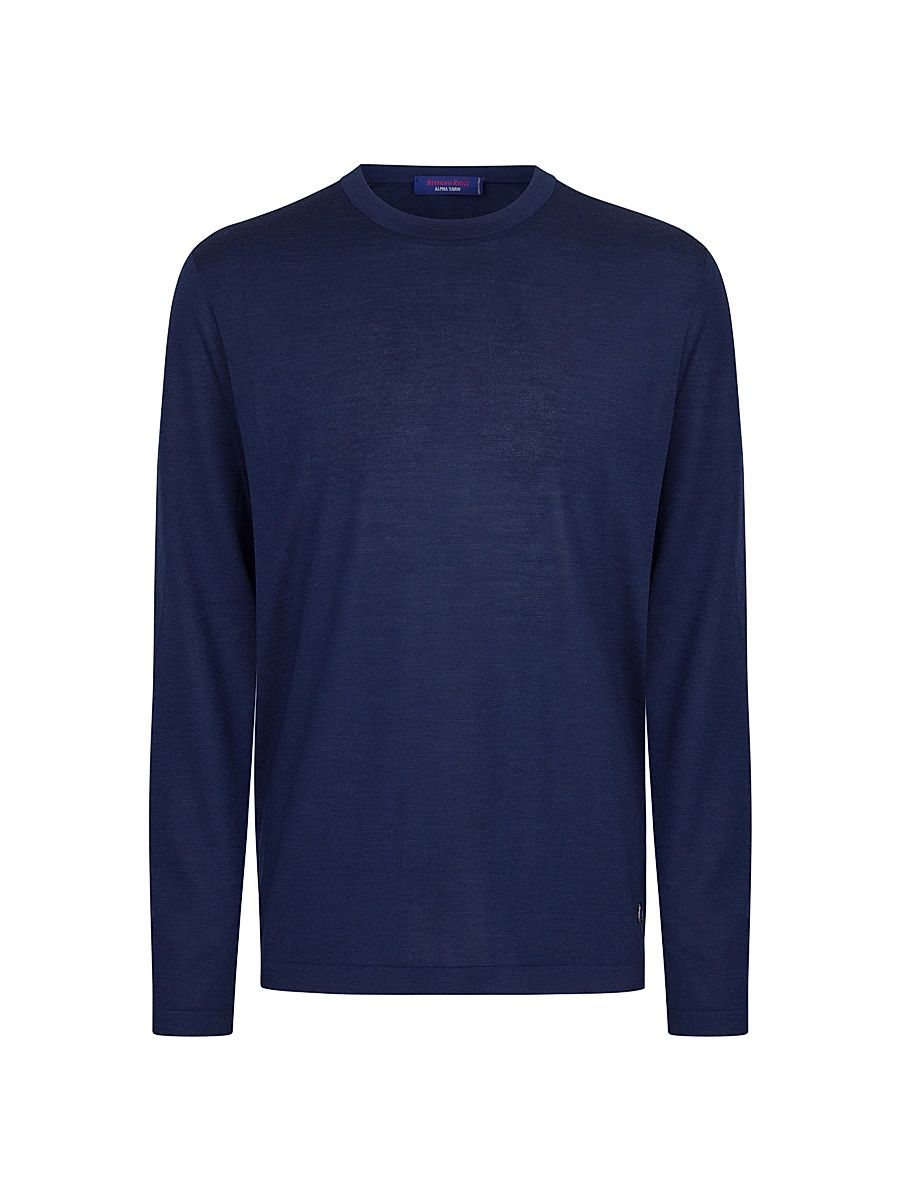 Men's Crewneck T-Shirt - Blue - Size 42