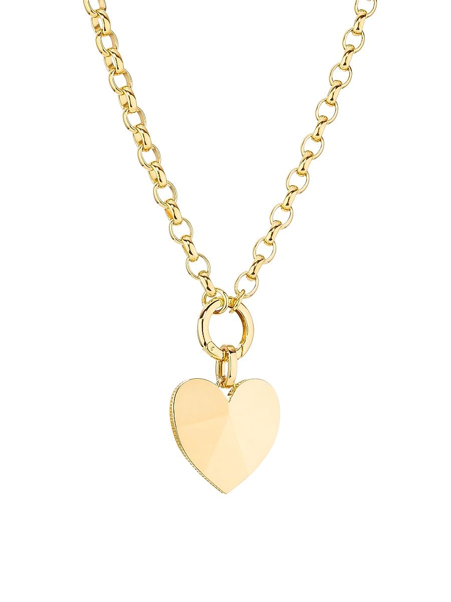 Women's Facets Of Love 18K Yellow Gold Heart Pendant Necklace - Yellow Gold
