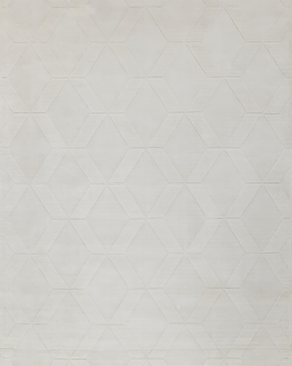 Brunello Hand-Loomed White Rug