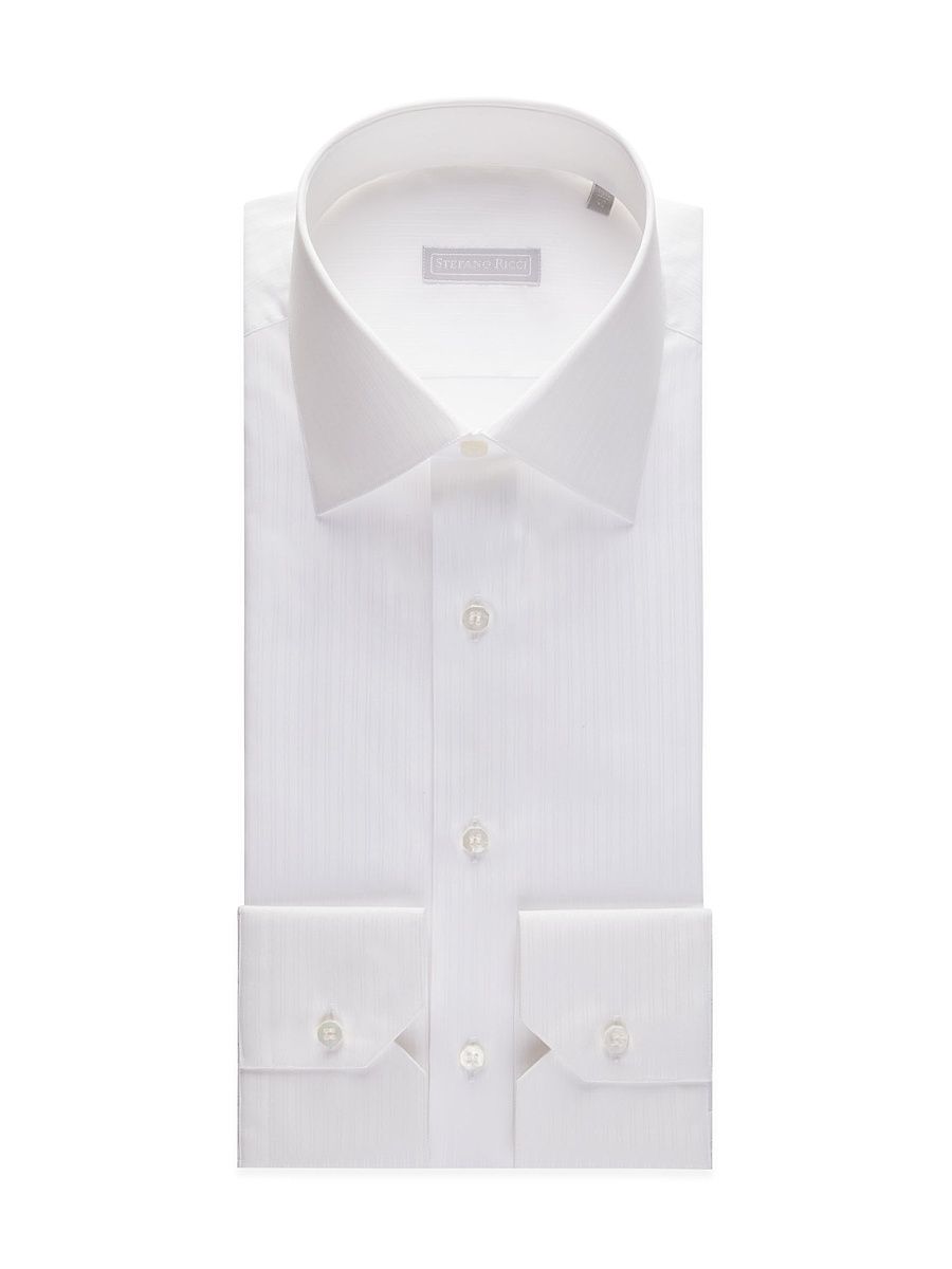 Men's Refined Classic Dress Shirt - White - Size 15.75