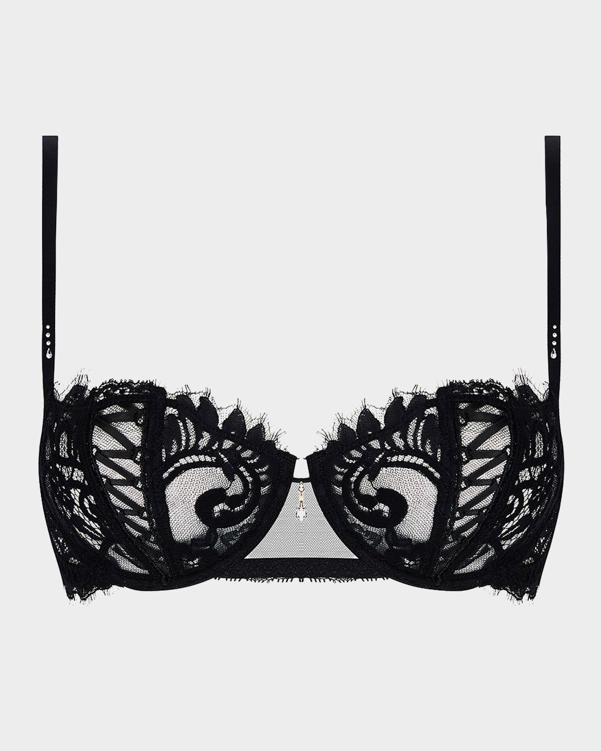 Desirs De Venise Lace & Tulle Demi Bra