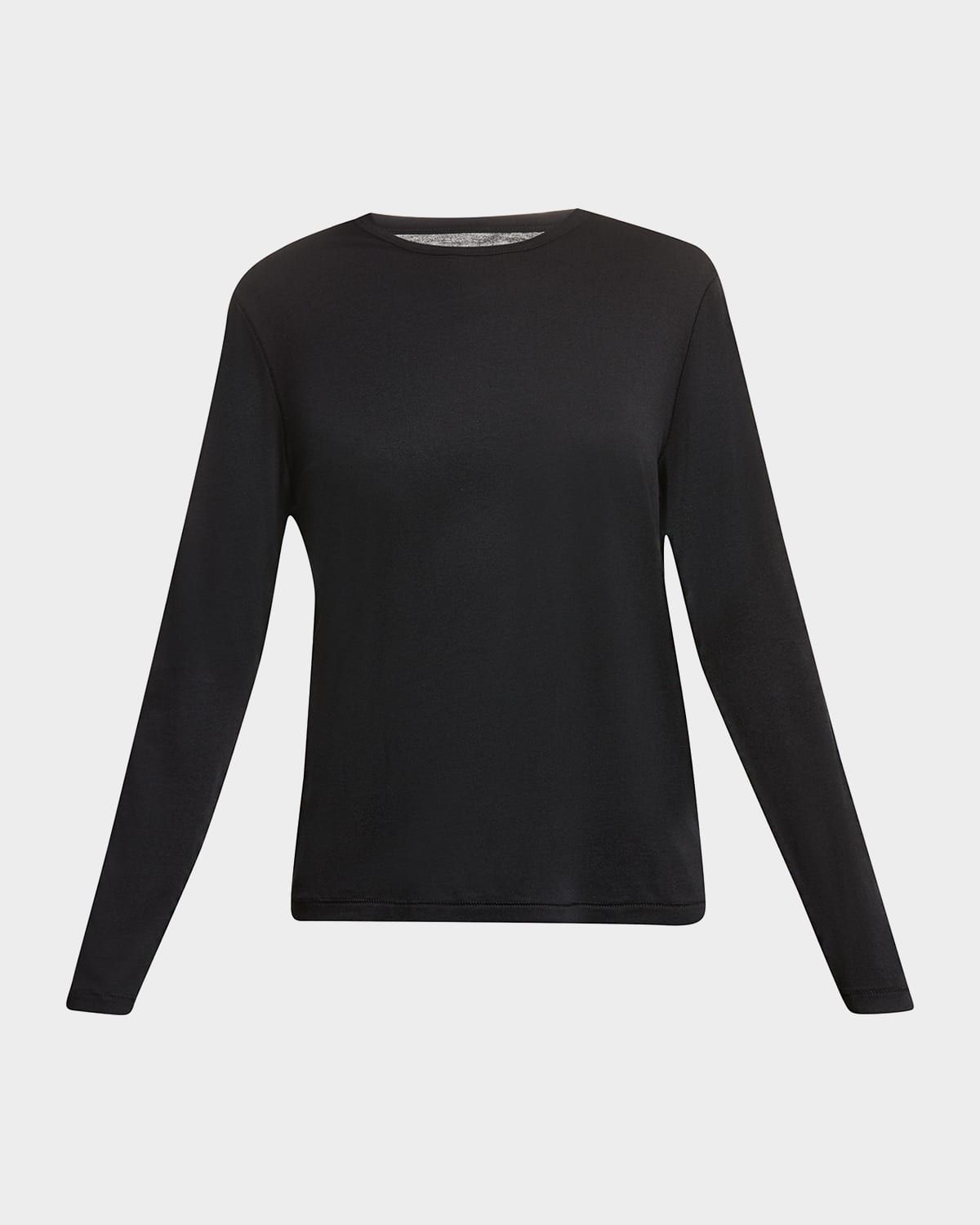 Lyocell Cotton Crewneck Tee