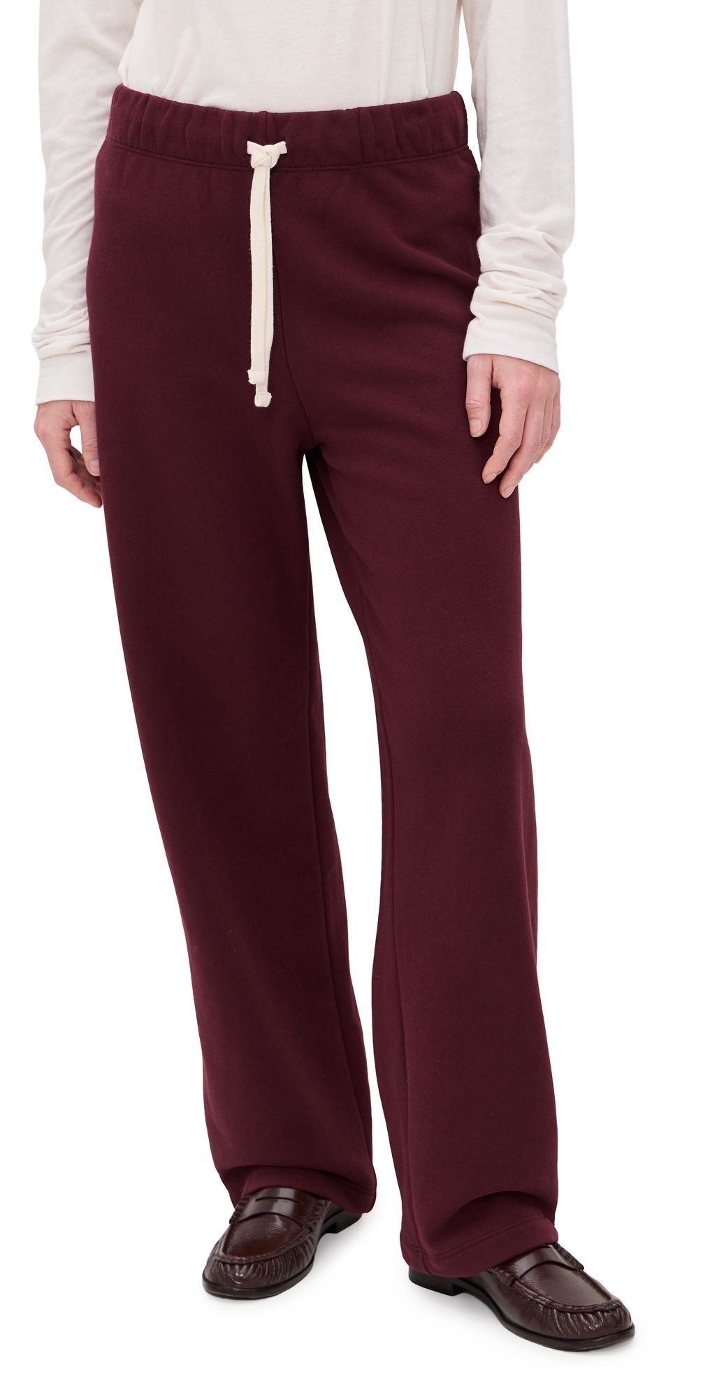 Sold Out NYC The Everyday Sweatpants in Wine Wine XS