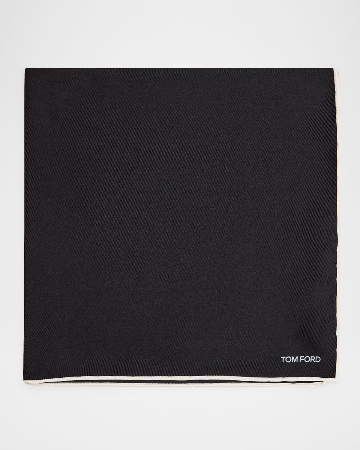 Men & apos;s Solid Classic Silk Pocket Square