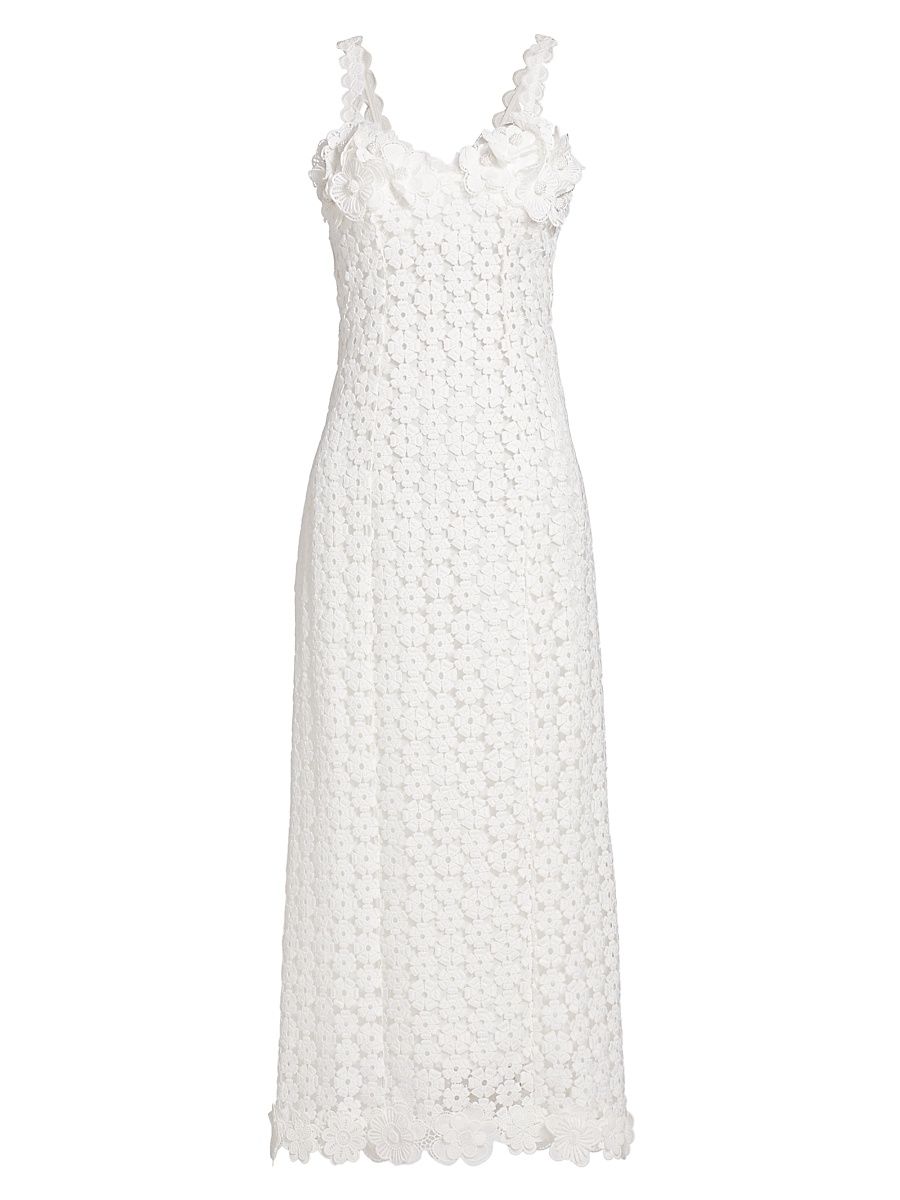 Women's Destin Maxi Dress - White - Size Large