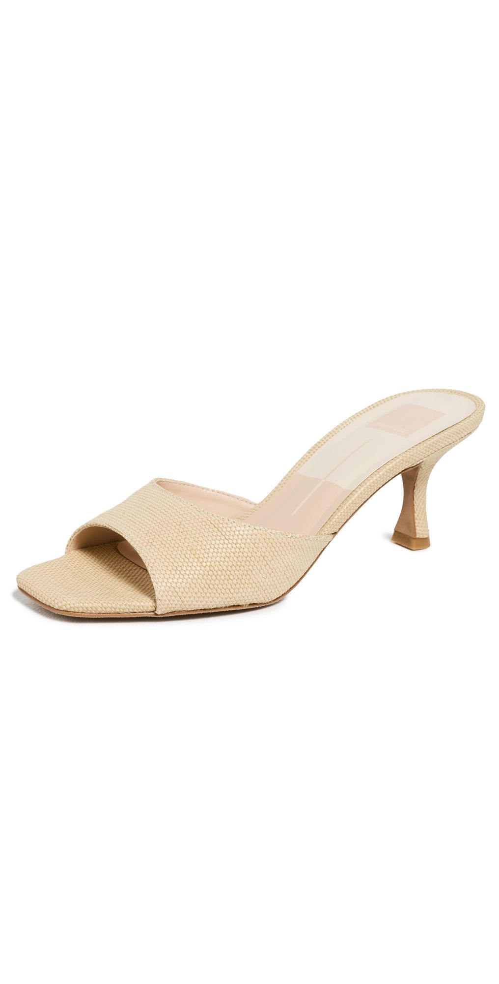 Dolce Vita Glynda Raffia Mules Natural Raffia 10