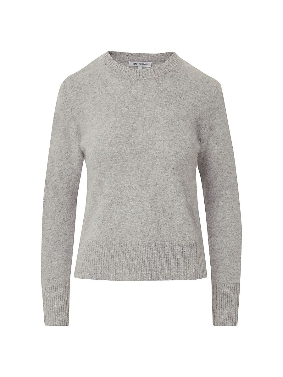 Women's Pippen Brushed Cashmere Sweater - Heather Grey - Size XL