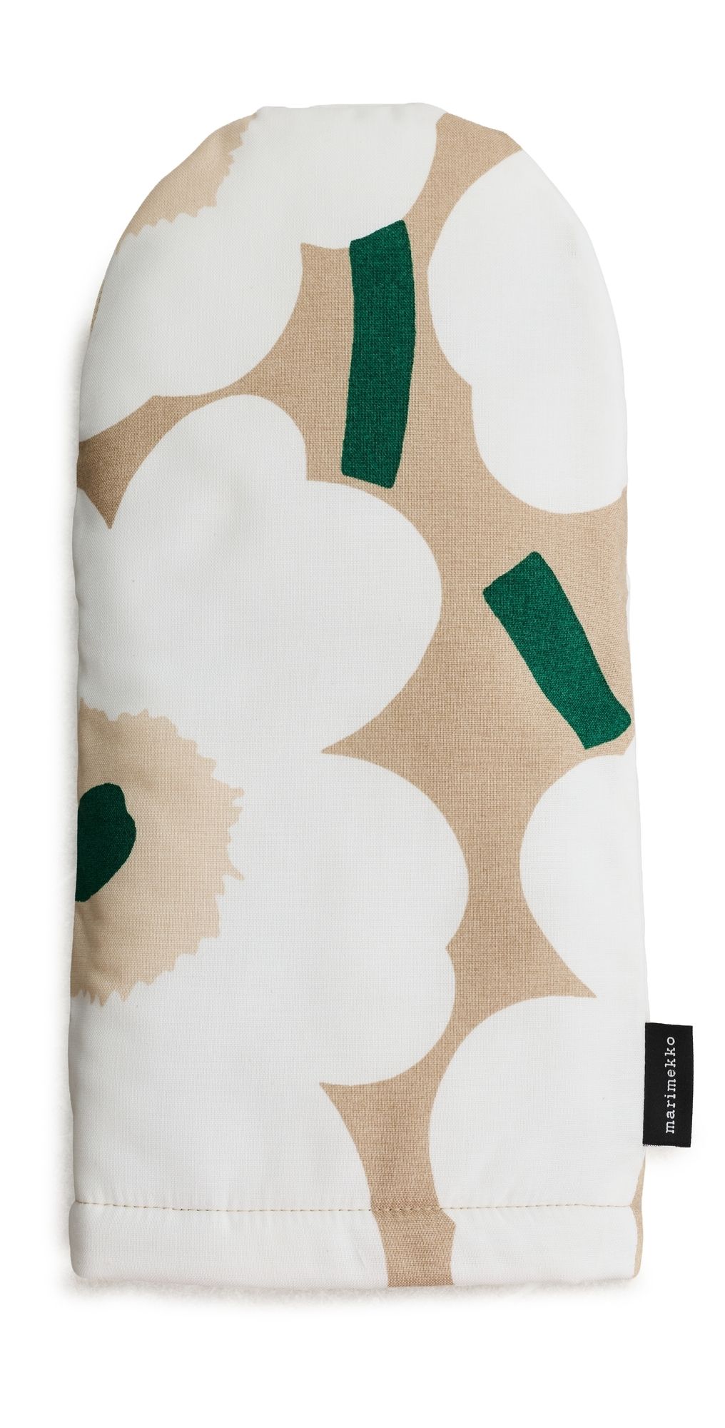 Marimekko Pieni Unikko Oven Mitt Sand/White/Hay/Emerald One Size