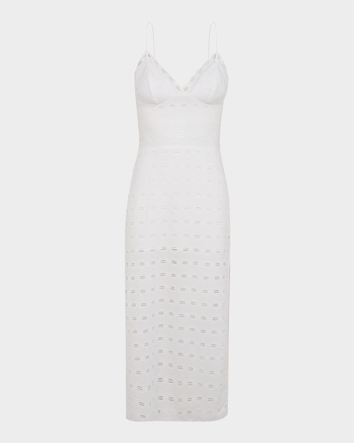 Eyelet Raya Midi Dress