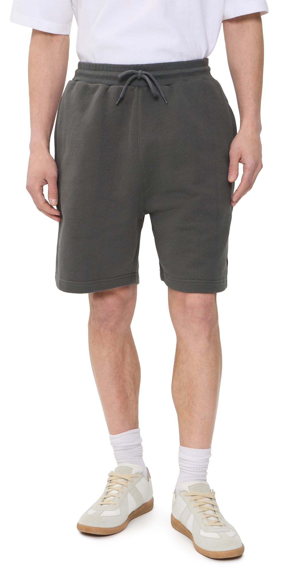 Power Goods Loopback Shorts Washed Black S