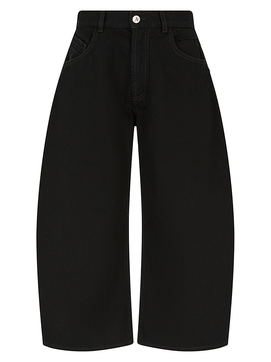 Women's Barrel Mid-Rise Jeans - Black - Size 26