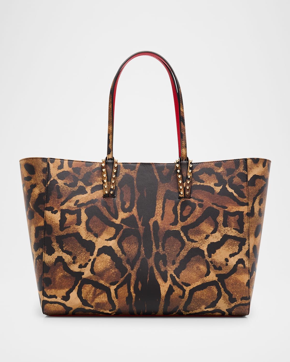 Cabata Large Tote Bag in Bengal-Print Leather