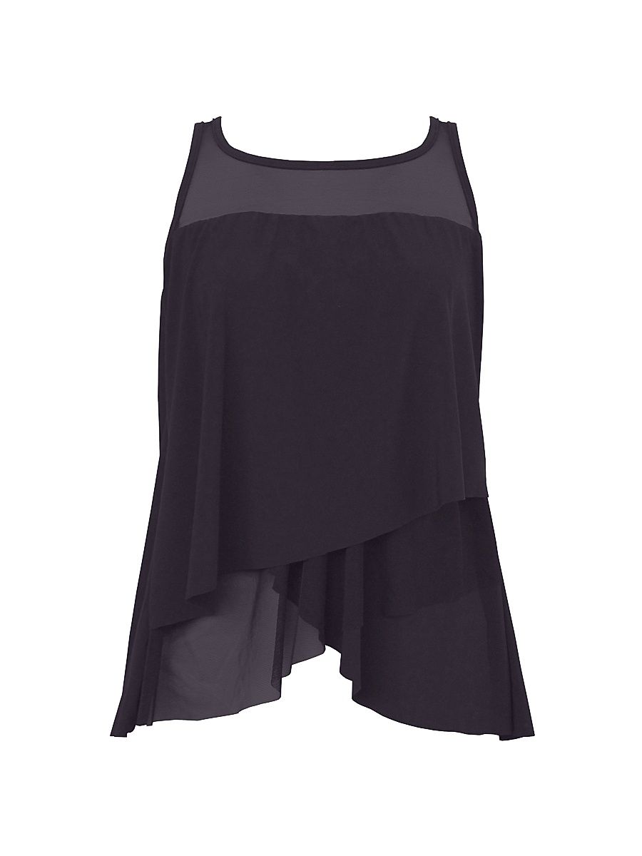 Women's Illusionist Mirage Swim Top - Midnight Blue - Size 18