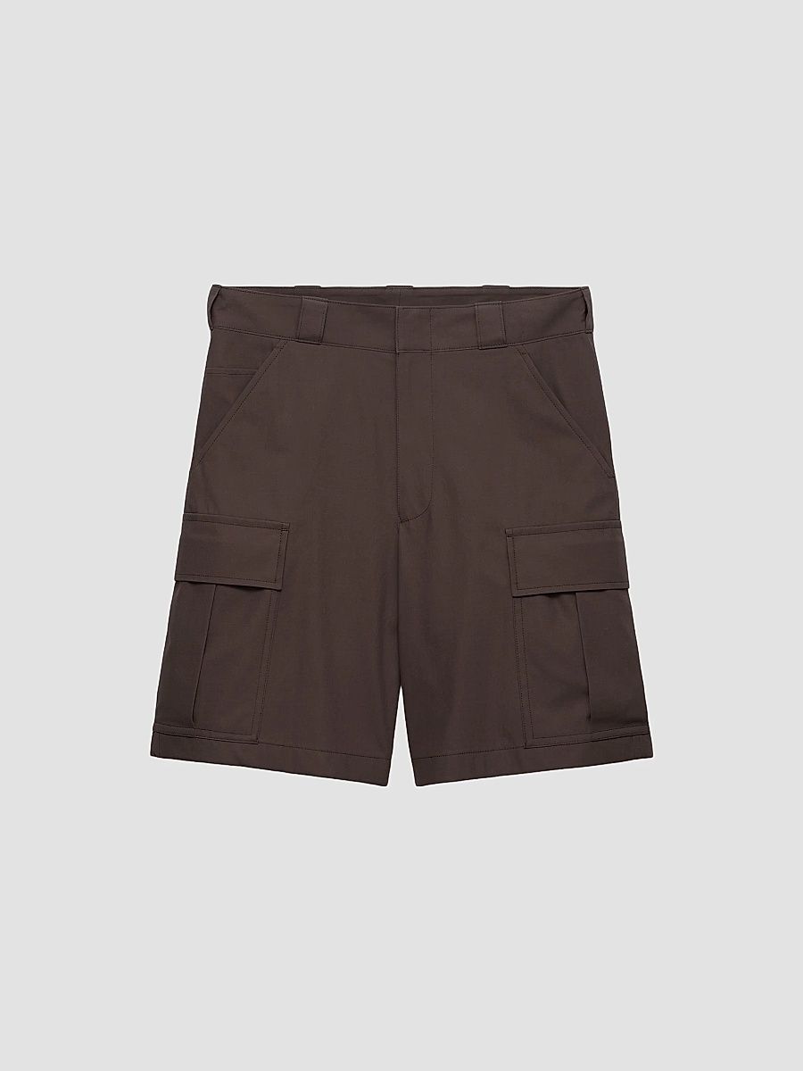 Prada Men's Cotton Bermudas - Green - Size XXL