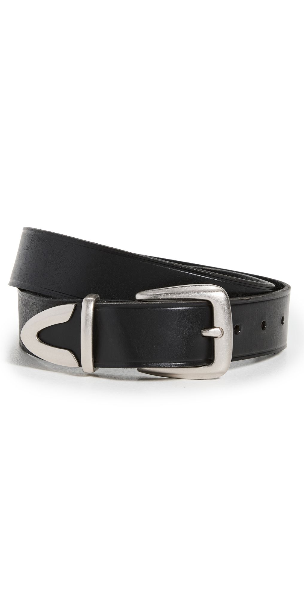 Madewell Leather Western Belt True Black L