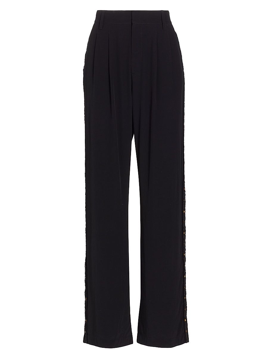 Women's Hadley Straight-Leg Pants - Black - Size 2