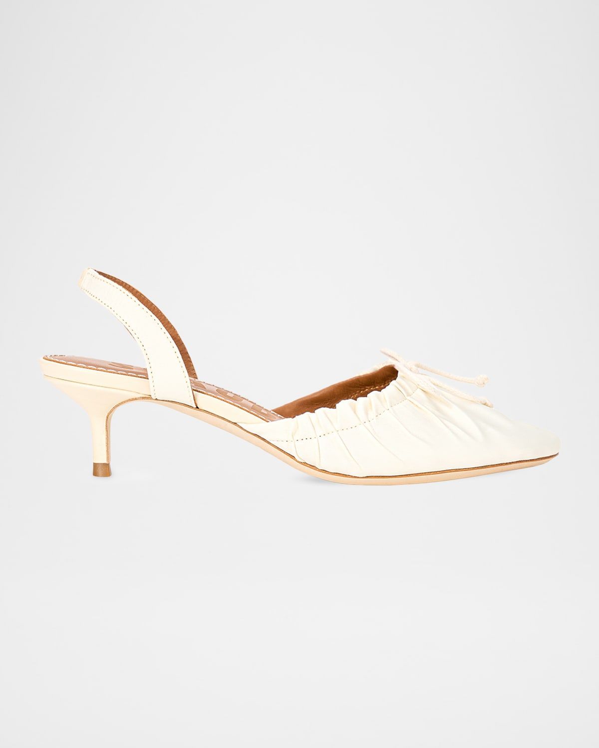 Alba Satin Ballet Slingback Pumps