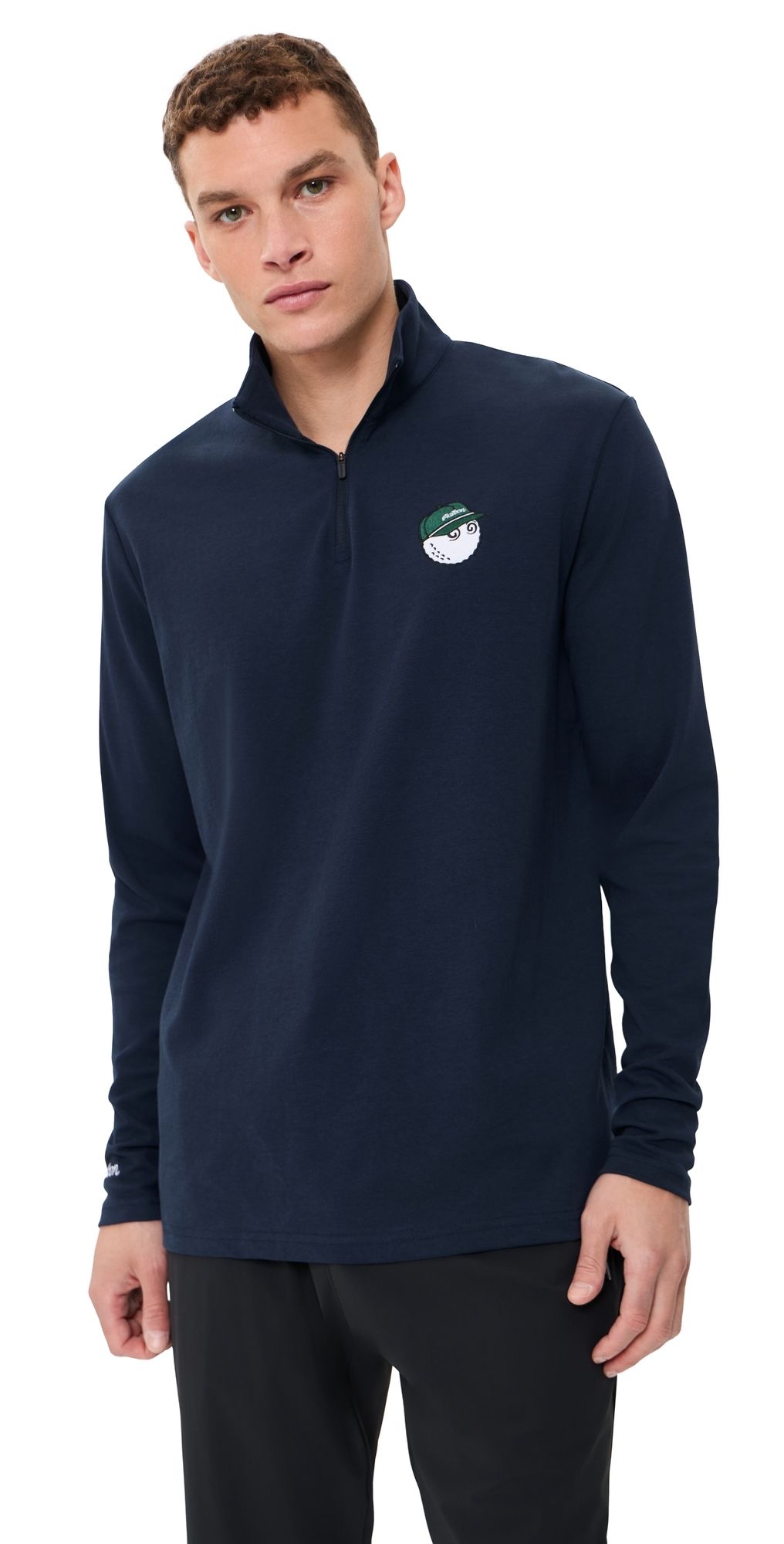 Malbon Flyer Mid Layer Jacket Navy M