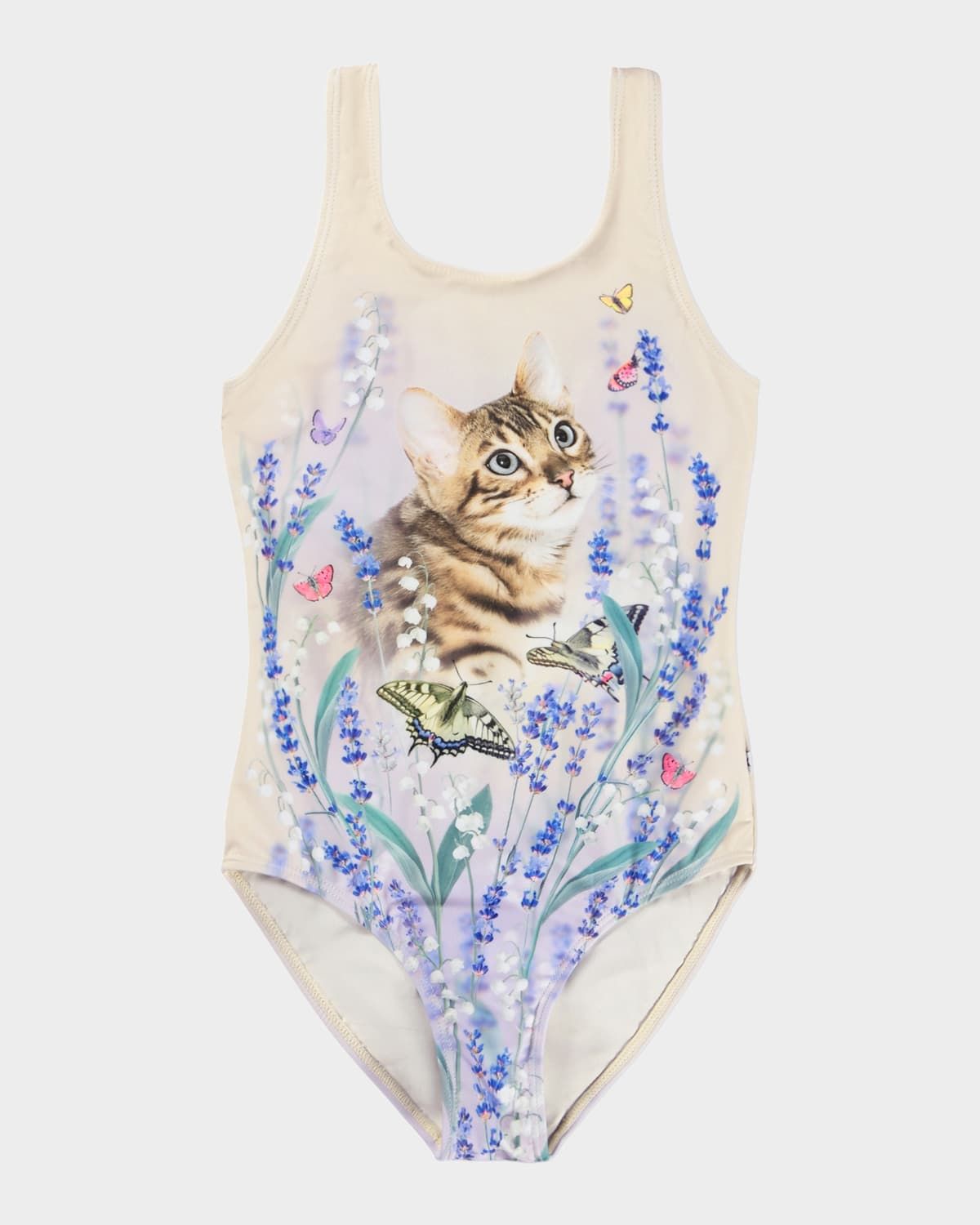 Girl & apos;s Nika One-Piece Swimsuit, Size 3-10