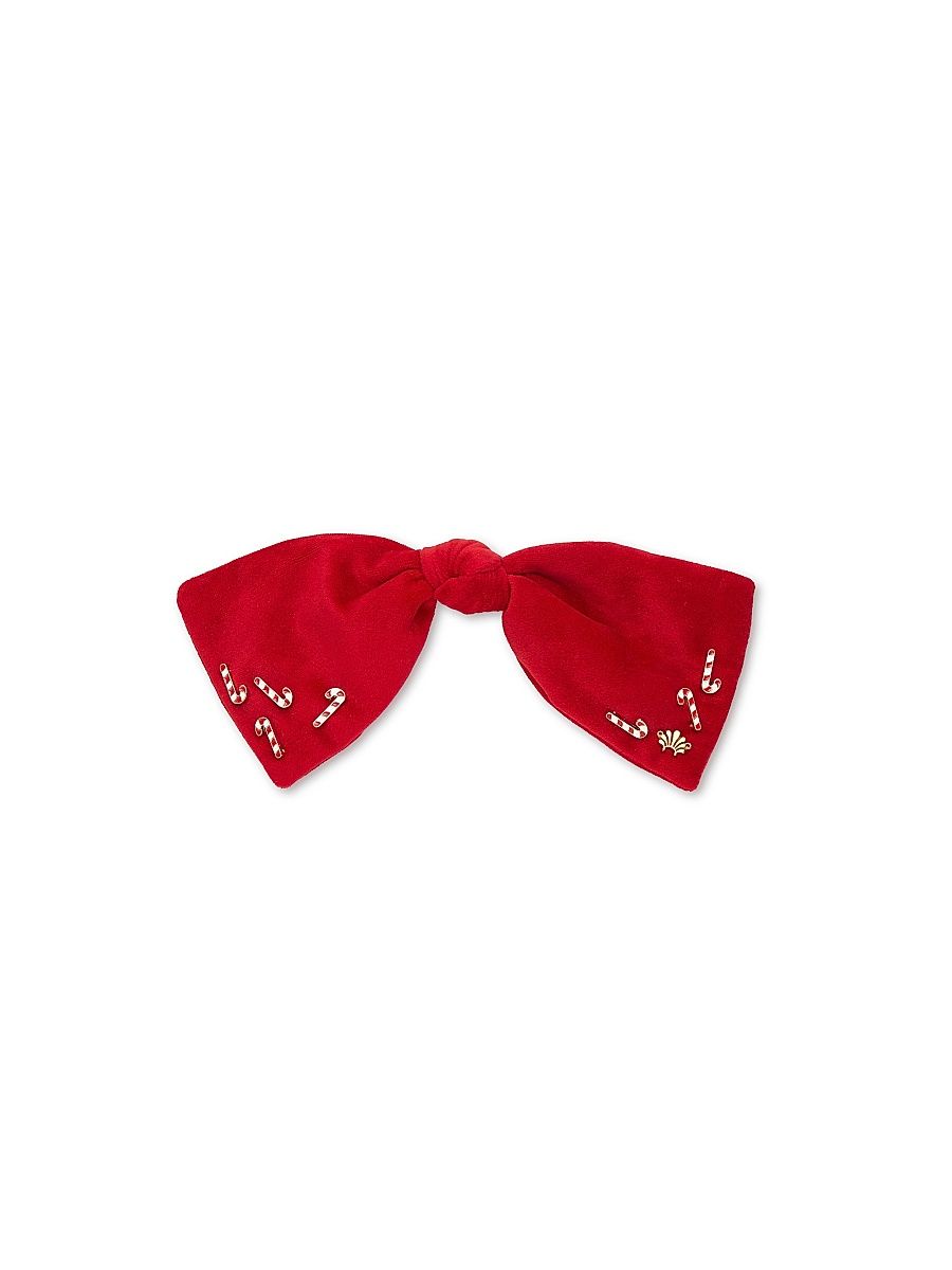 Women's Paloma Candy Cane Bow Barrette - Candy