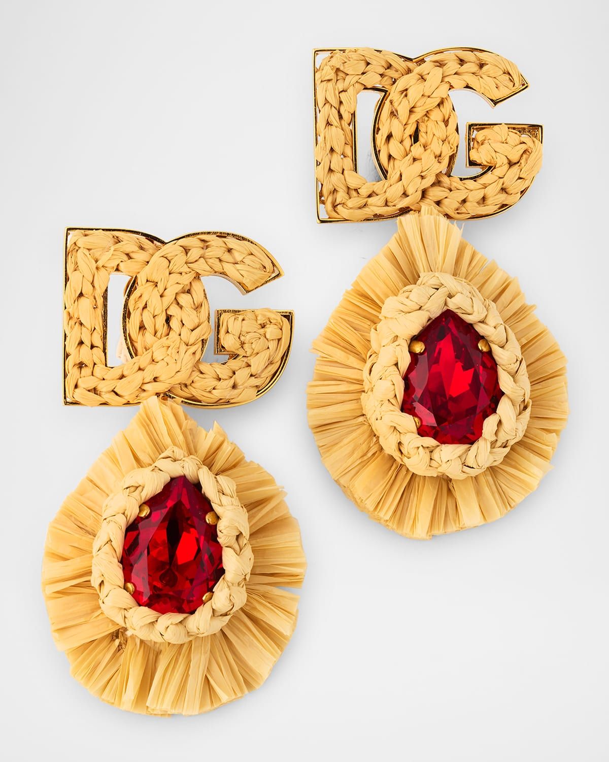 Bijoux Clip Earrings with DG Logo