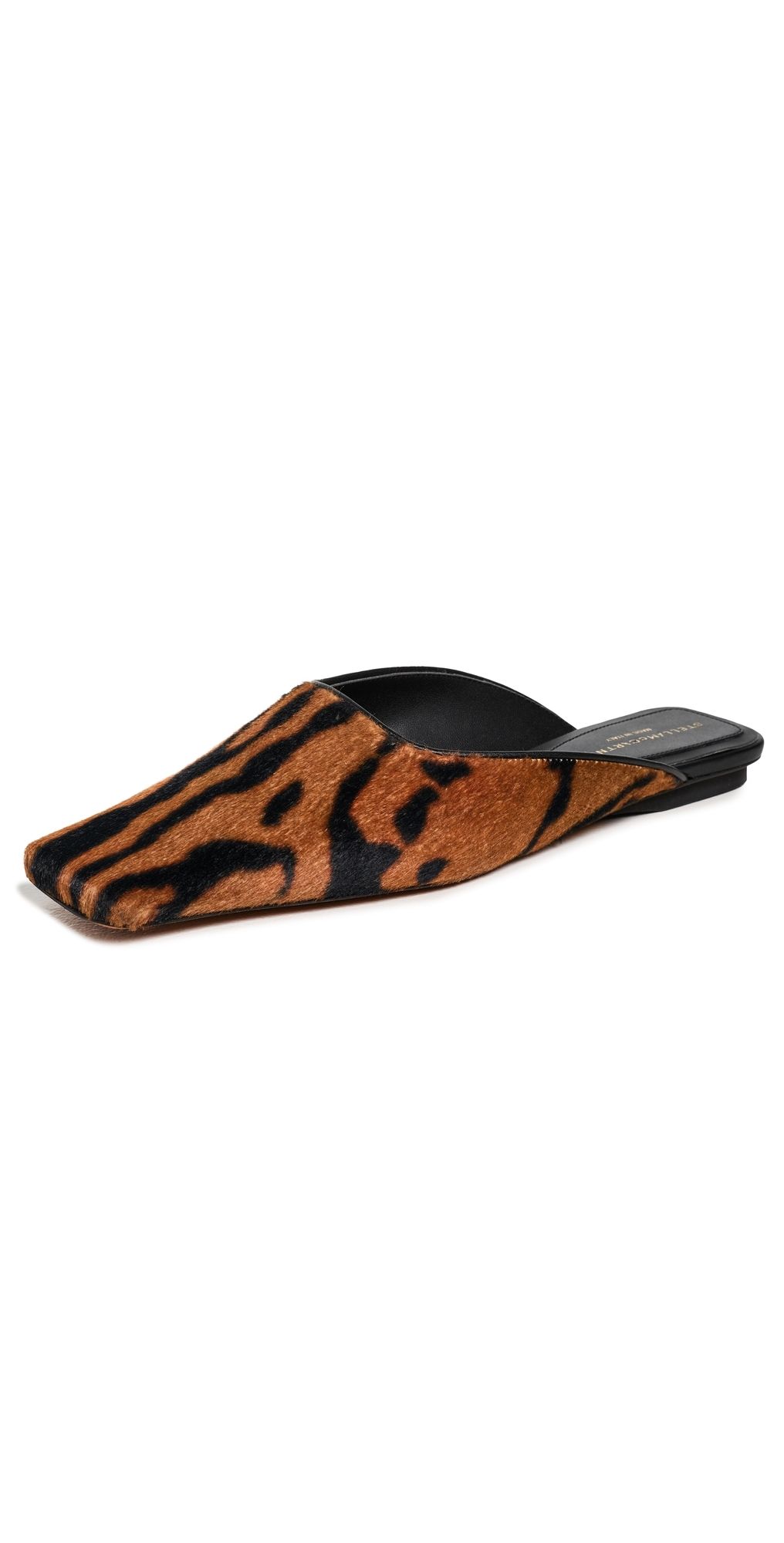 Stella McCartney Ocelot Print Velvet Slippers Ocelot 37