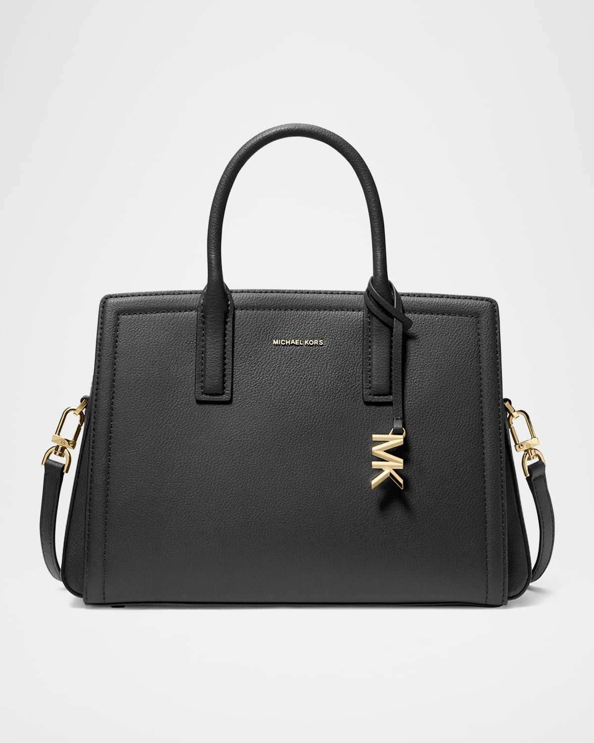 Laila Medium Leather Satchel Bag