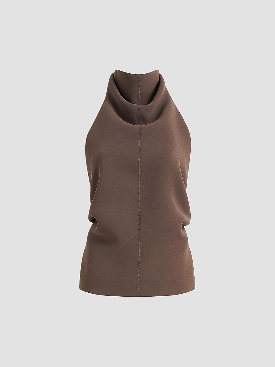 Women's Rone Draped Top - Clove - Size 8
