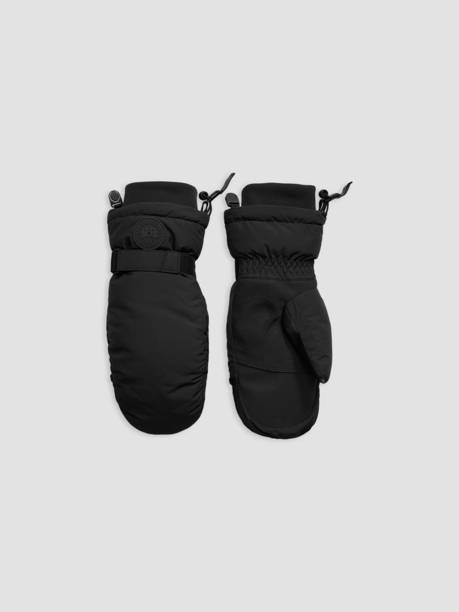 Canada Goose Women's Fundamental Elasticized Mittens - Black - Size XS