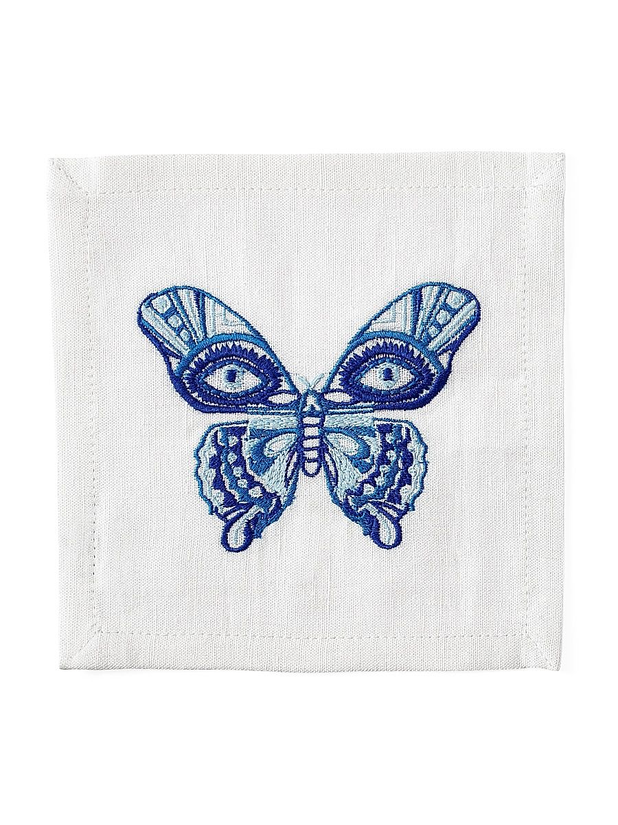 Butterfly Cocktail Napkins 4-Piece Set