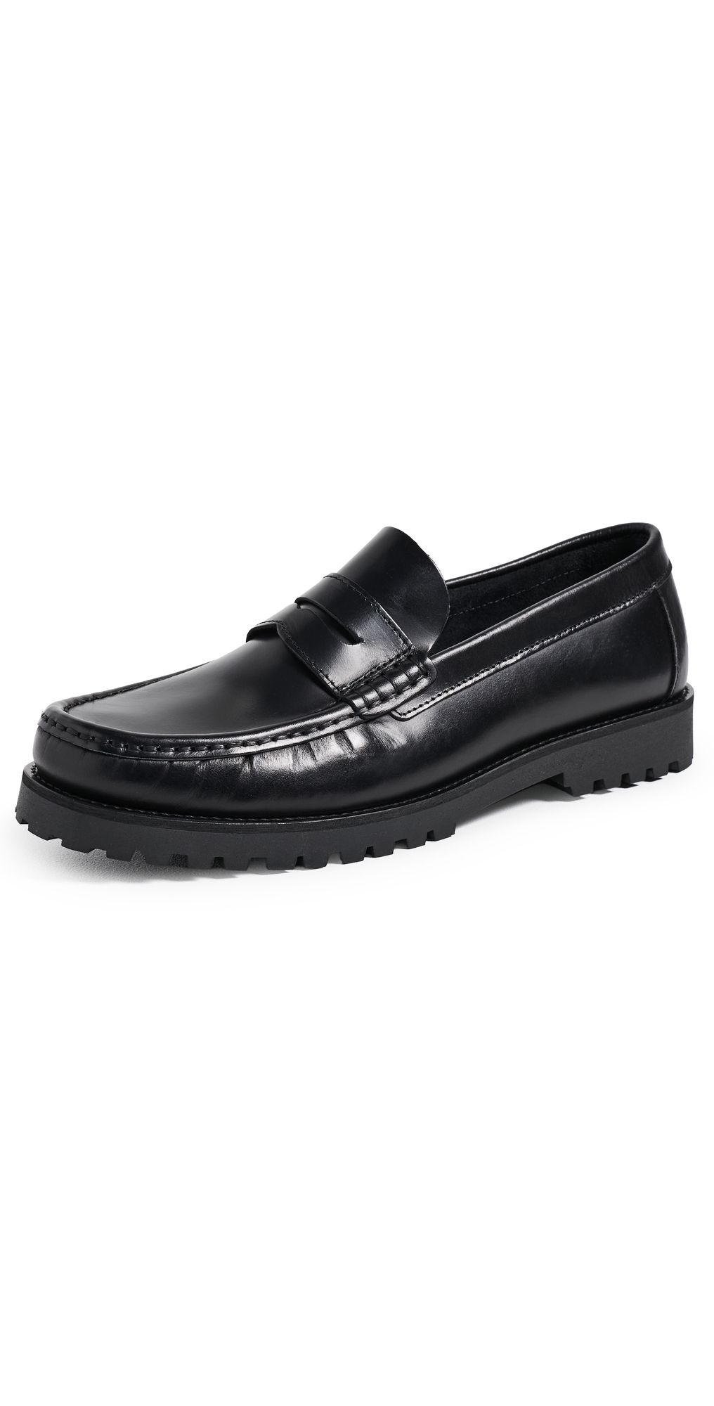 Vinny's Lee Lake Loafers Black Nappa 44