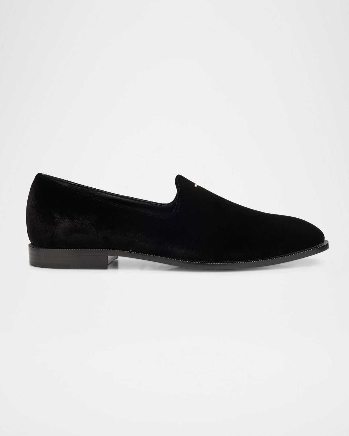 Men & apos;s Irmha Crystal-Embellished Velvet Loafers