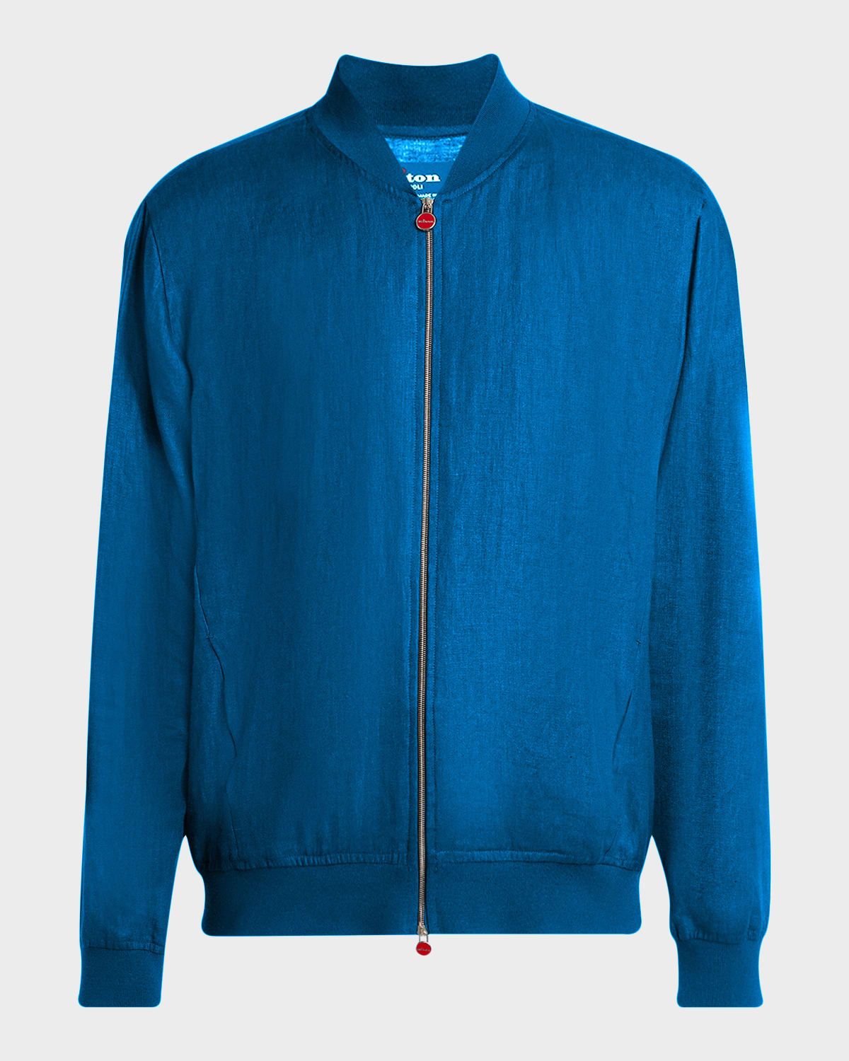 Men & apos;s Linen Full-Zip Blouson