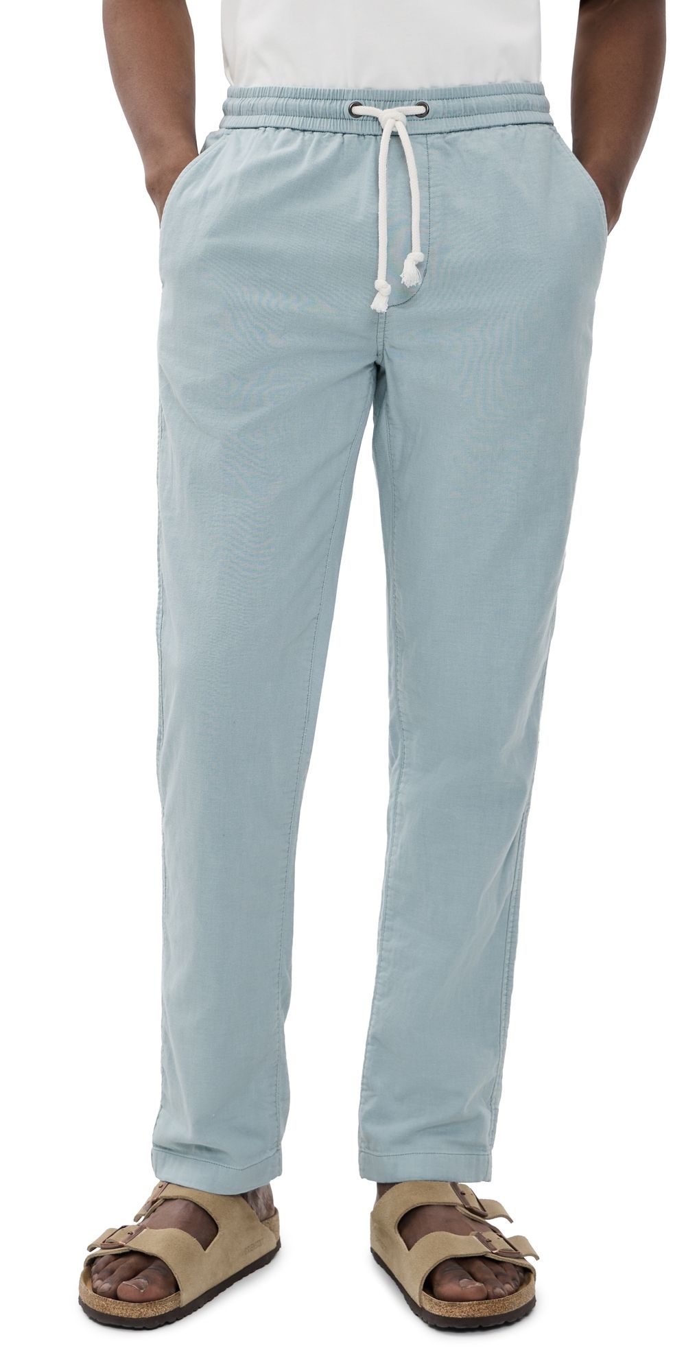 Marine Layer Saturday Stretch Beach Pants Light Blue L