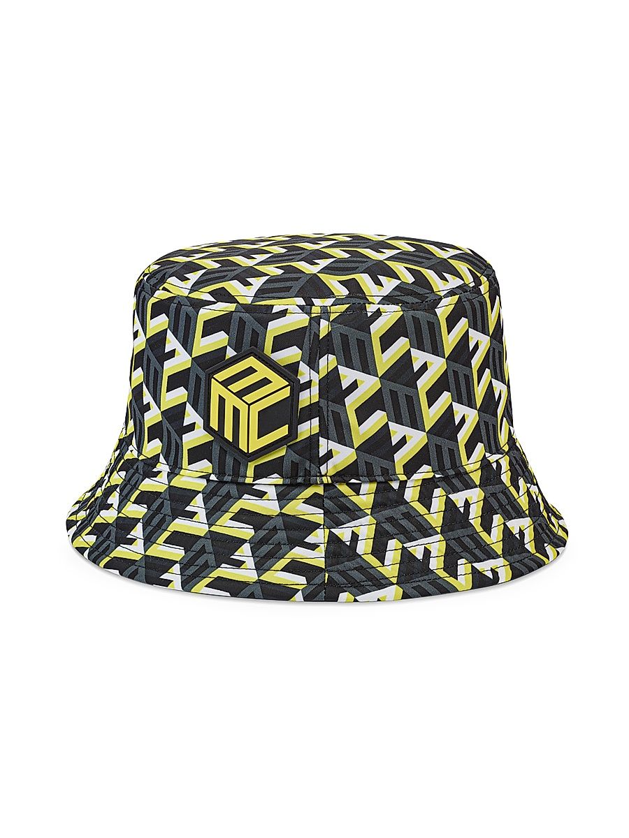 Men's Cubic Logo Bucket Hat - Yellow