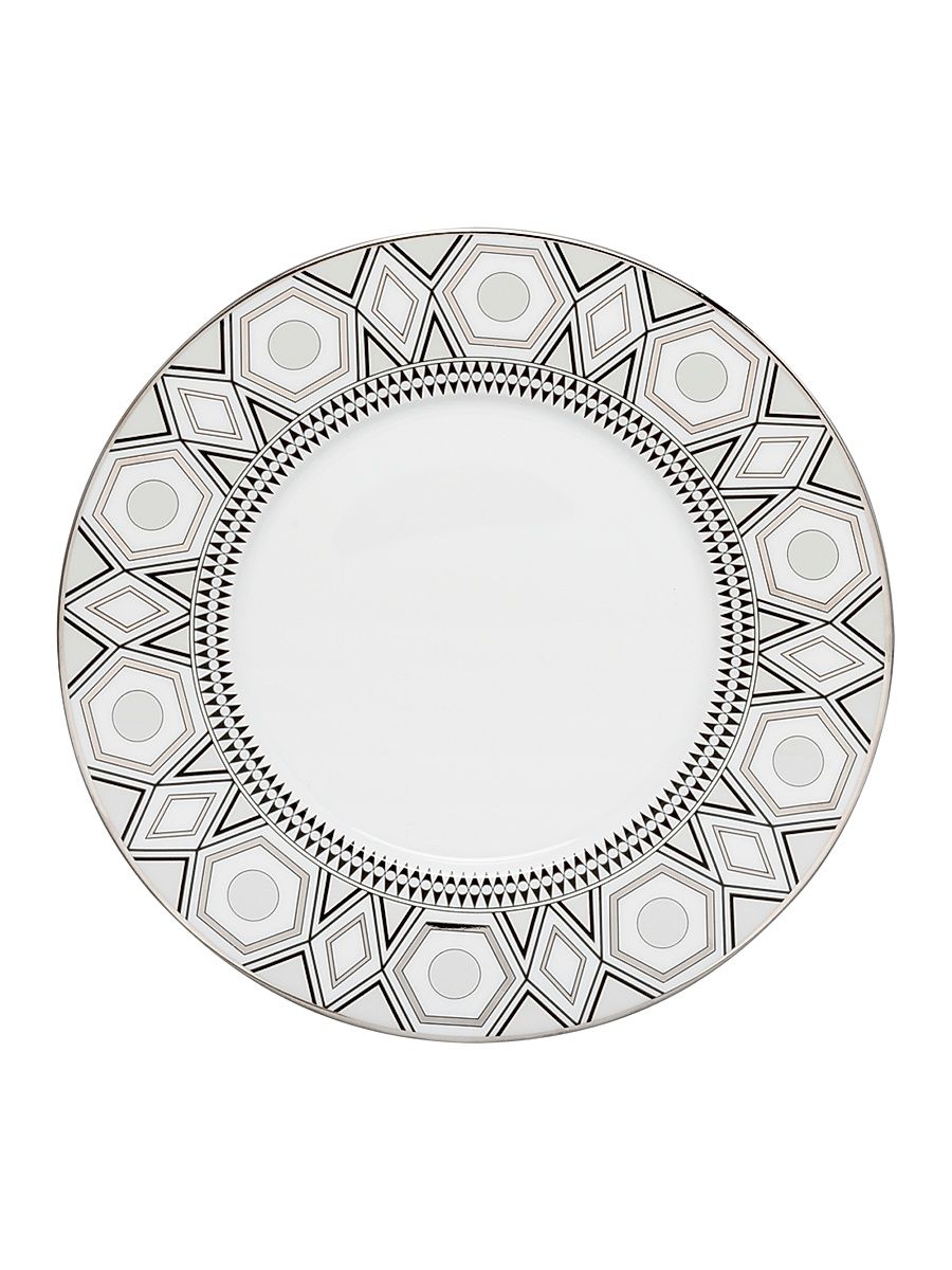 Hollywood Dessert Plate - Grey