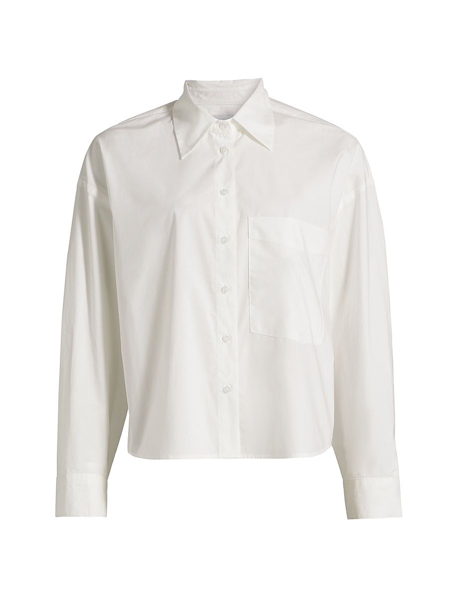 Women's Naya Cropped Shirt - Rice - Size XL