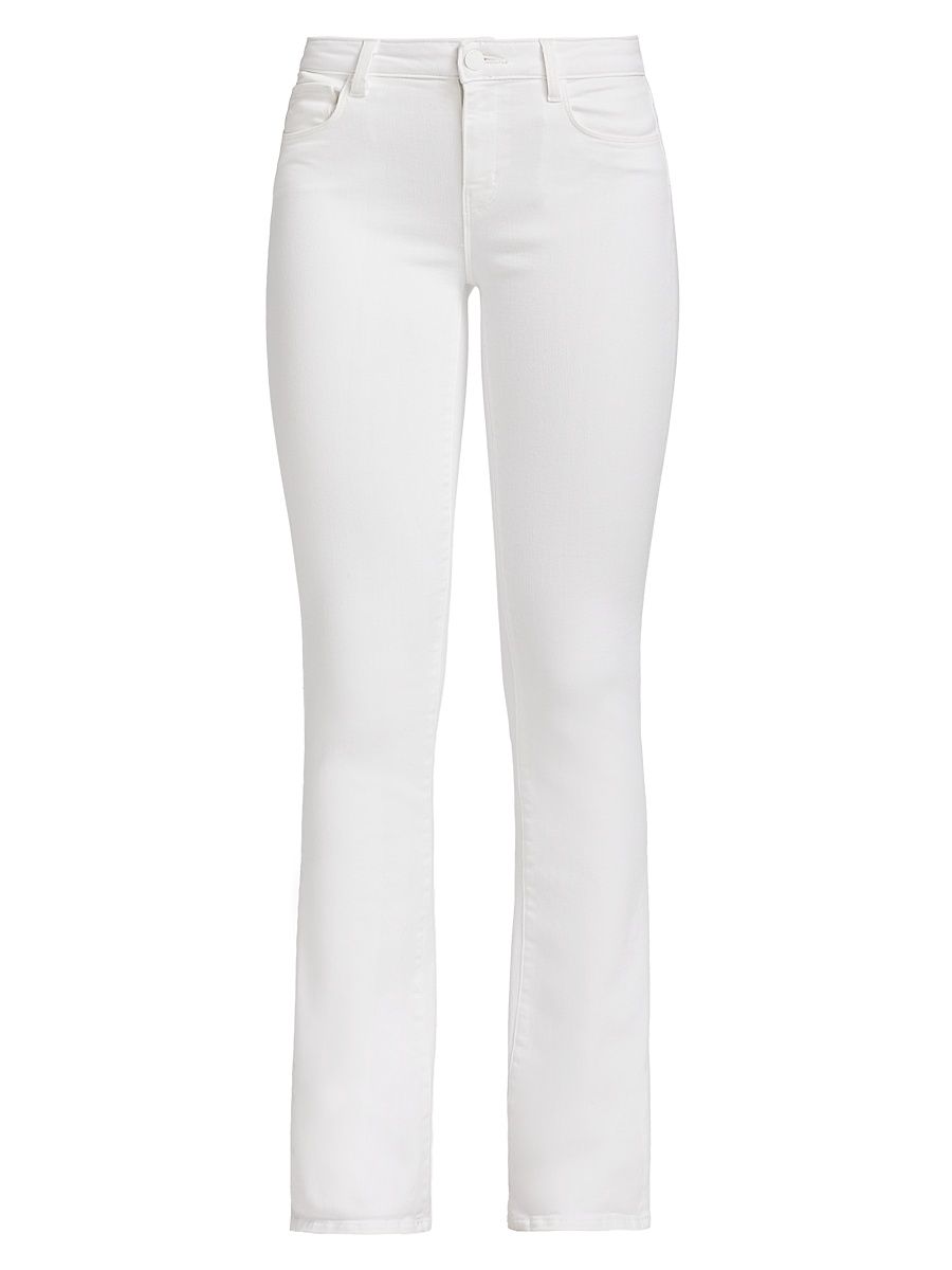 Women's Selma High-Rise Baby Bootcut Jeans - Blanc - Size 23