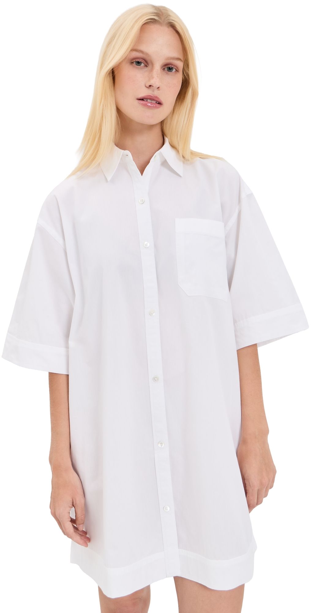 ATM Anthony Thomas Melillo Shirt Dress White S