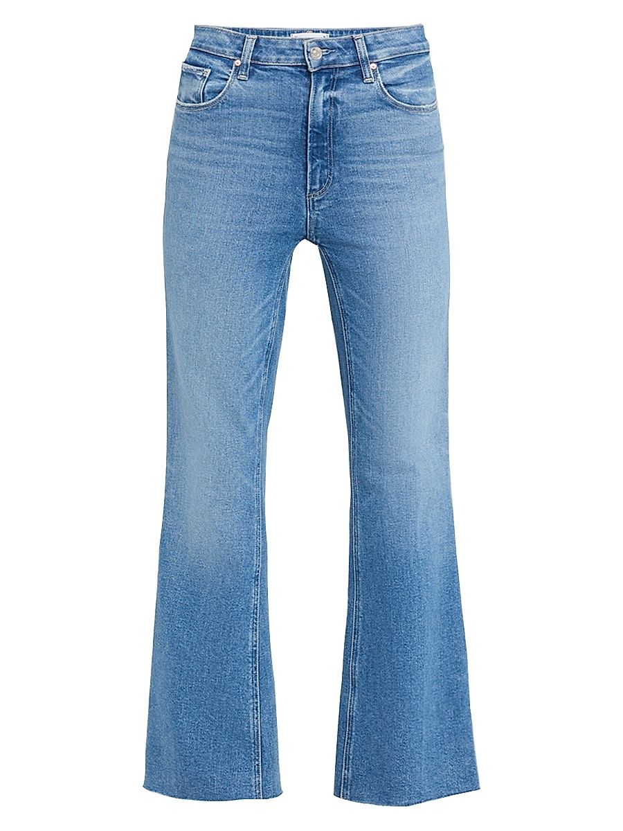 Women's Marlow Skimmer Raw-Edge Hem Jeans - Light Blue - Size 28