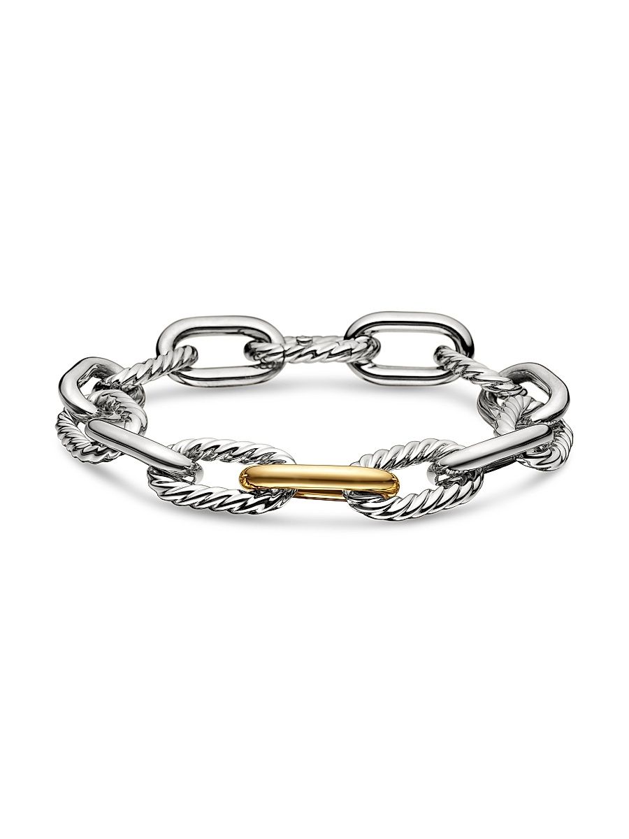 Women's DY Madison Chain Bracelet in Sterling Silver - Silver - Size Large