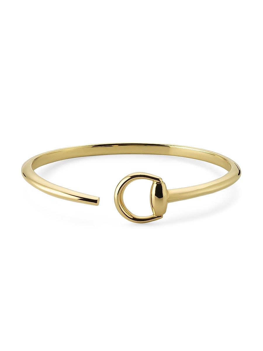Horsebit 18K Yellow Gold Cuff - Yellow Gold