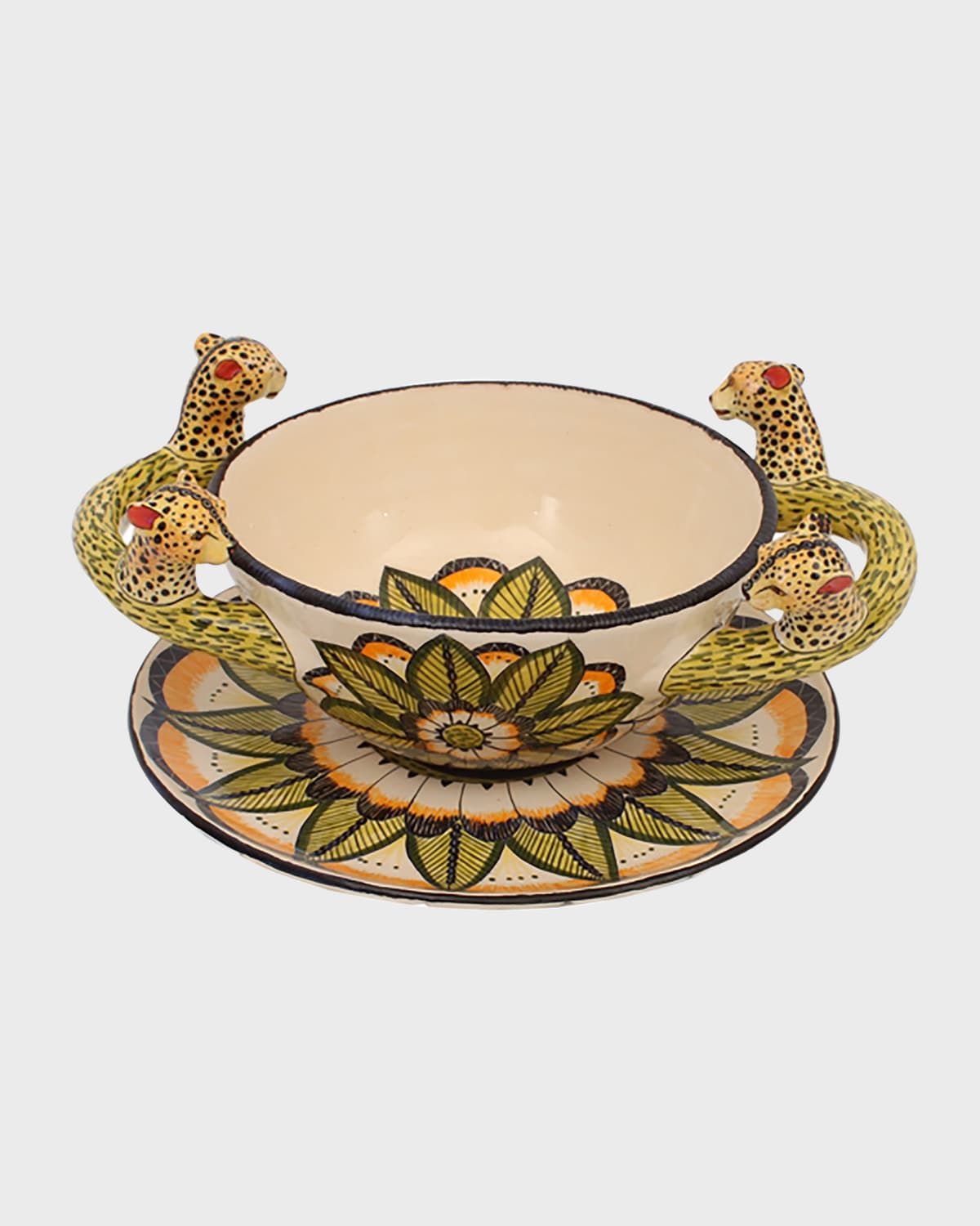 Cheetah Soup Bowl