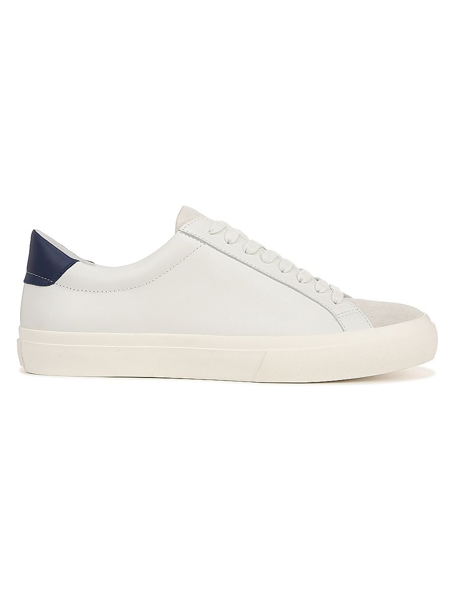 Men's Fulton Leather Oxford Sneakers - White Leather - Size 9