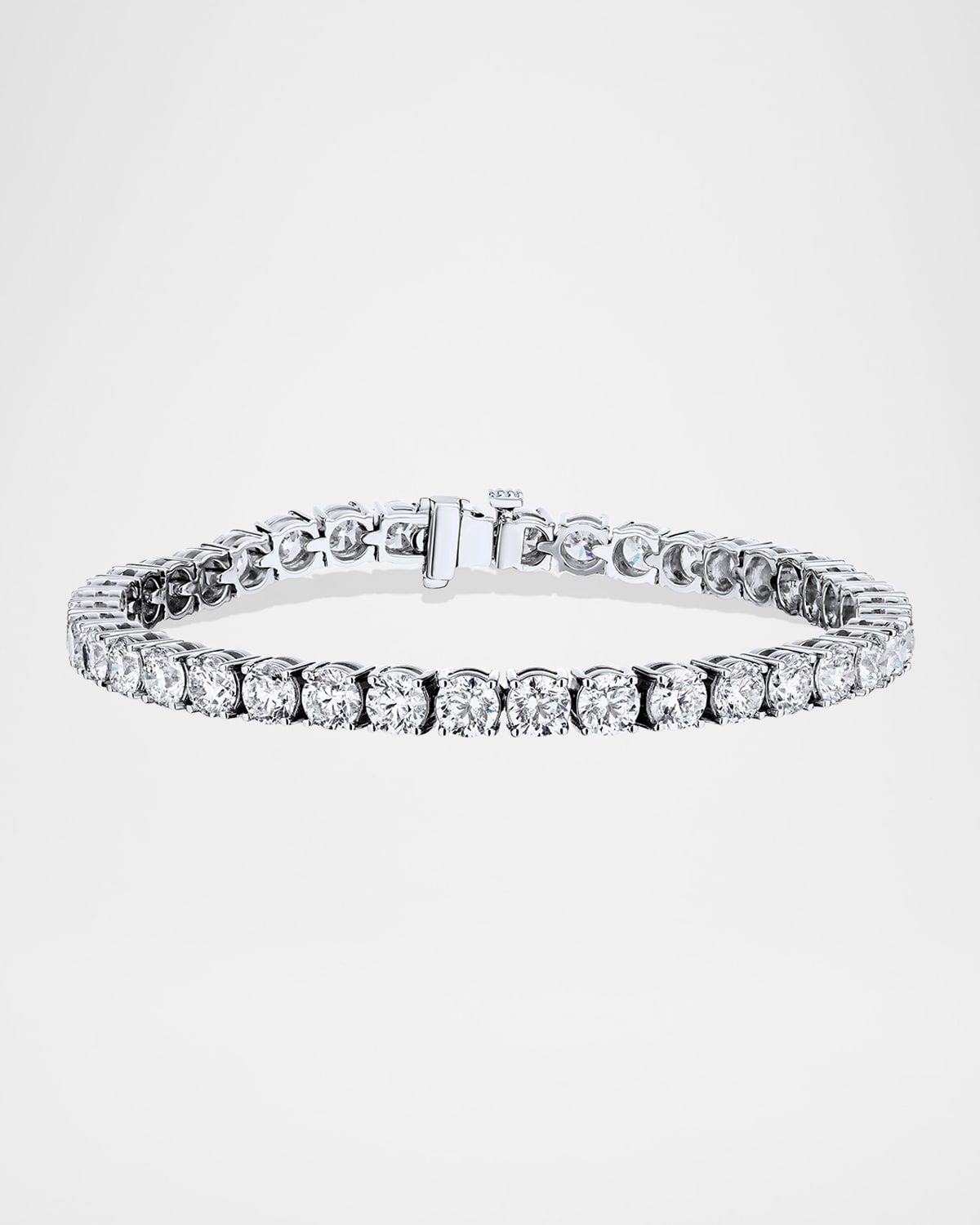 18K White Gold Diamond Tennis Bracelet