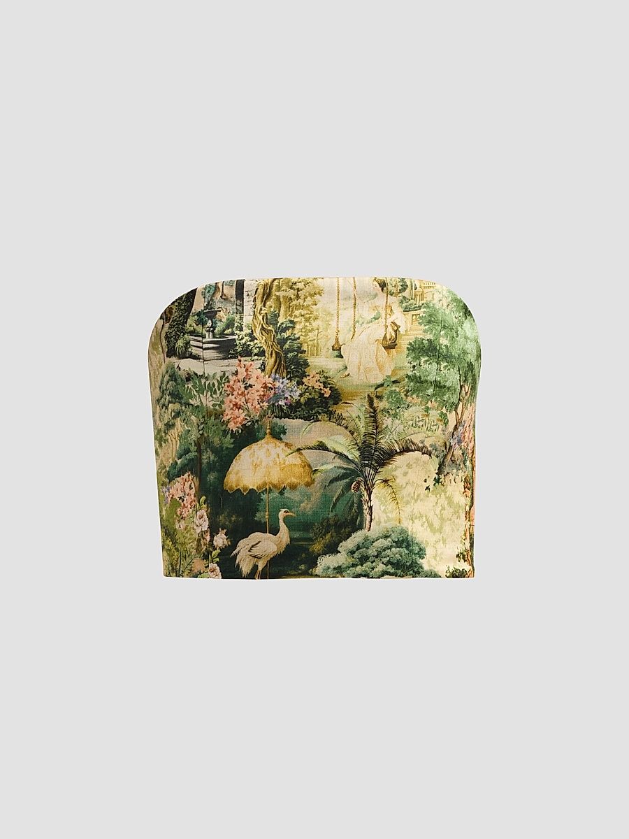 Women's Ceresi Printed Bandeau Top - Terrain - Size 14