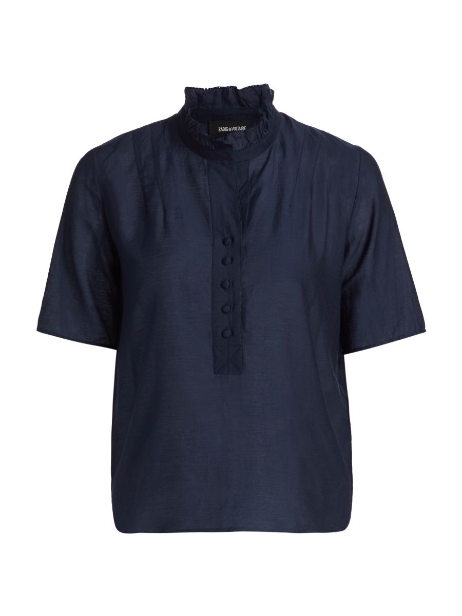 Zadig & Voltaire Women's Topher Tomboy Blouse - Encre - Size Large