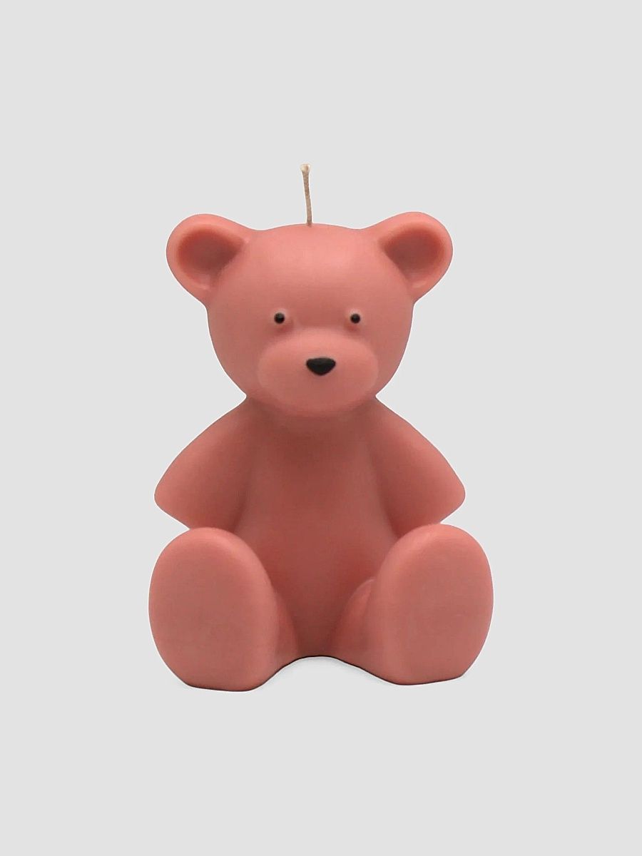 Bedford Teddy Bear Candle - Blush